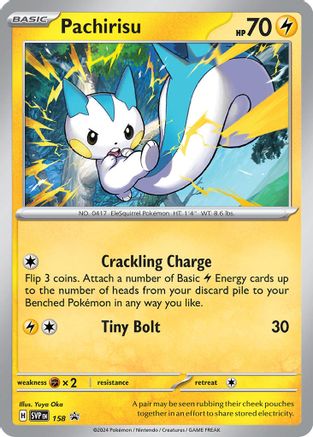 Image of Pachirisu 158  - Holofoil SV Scarlet & Violet Promo Cards - Promo