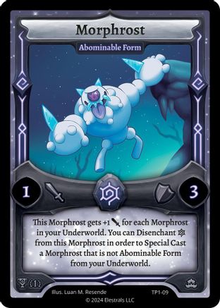 Image of Morphrost - Abominable Form (TP1-09) - Organized Play Series 1