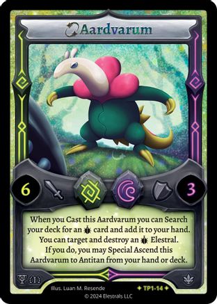 Image of Aardvarum (TP1-14) - Organized Play Series 1 Holo