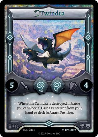 Image of Twindra (TP1-20) - Organized Play Series 1 Holo