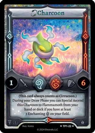 Image of Charcoon (TP1-22) - Organized Play Series 1 Holo