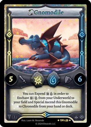 Image of Gnomodile (TP1-25) - Organized Play Series 1 Holo