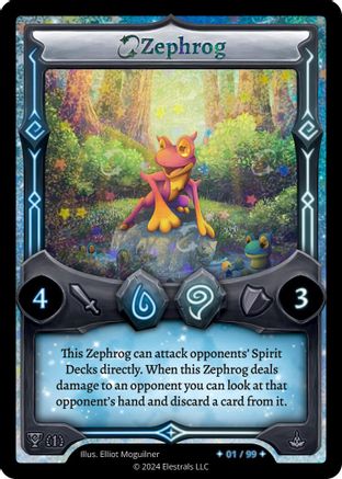 Image of Zephrog (Serialized) (/99) - Organized Play Series 1 Holo