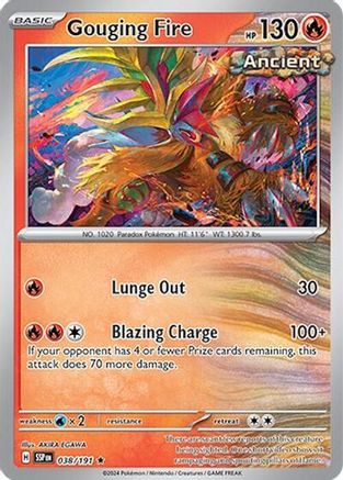 Image of Gouging Fire 038/191  Deck Exclusives - Rare