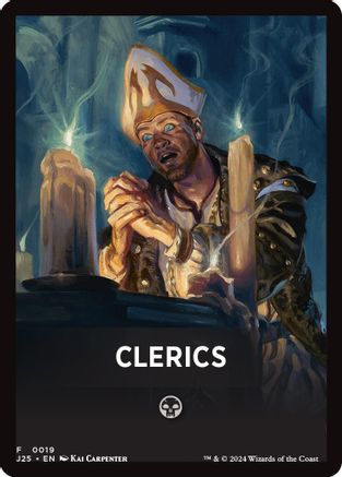 Image of Clerics Theme Card (J25-019) - Foundations Jumpstart