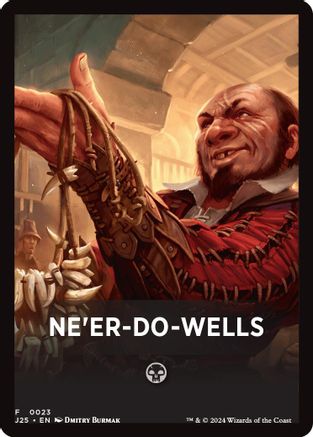 Image of Ne'er-Do-Wells Theme Card (J25-023) - Foundations Jumpstart