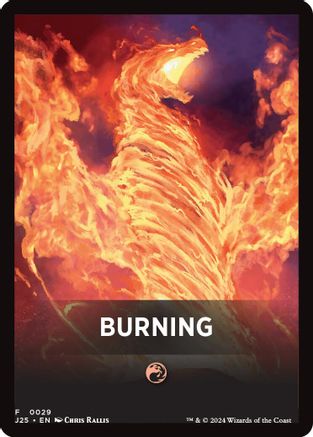 Image of Burning Theme Card (J25-029) - Foundations Jumpstart