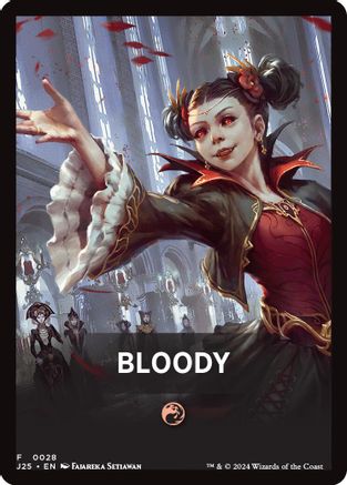 Image of Bloody Theme Card (J25-028) - Foundations Jumpstart