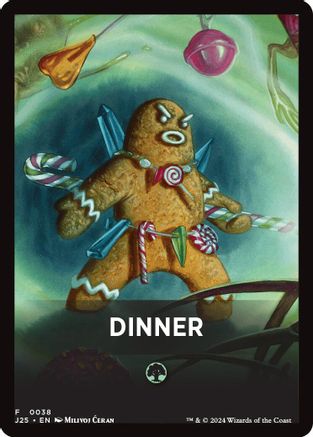 Image of Dinner Theme Card (J25-038) - Foundations Jumpstart
