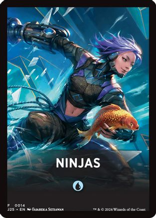 Image of Ninjas Theme Card (J25-014) - Foundations Jumpstart