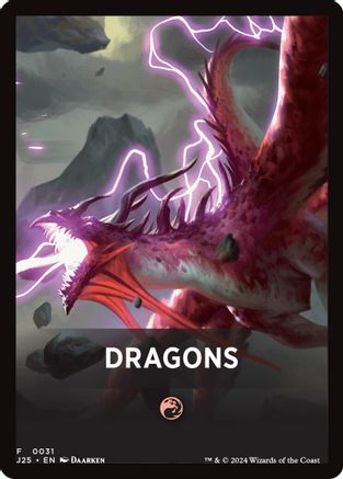 Image of Dragons Theme Card (J25-031) - Foundations Jumpstart