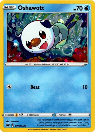Image of Oshawott SWSH222  - Holofoil SWSH Sword & Shield Promo Cards - Promo