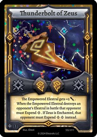 Image of Thunderbolt of Zeus (SS2-011) - Shattered Stars Chapter 2 SS2 Holo