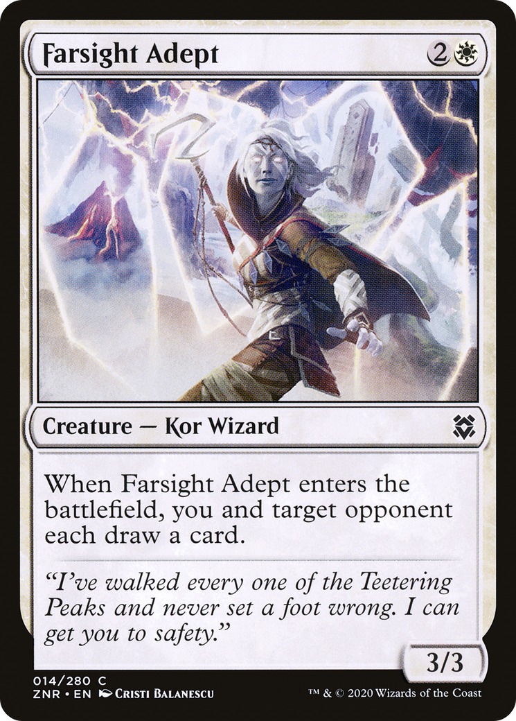 Image of Farsight Adept (ZNR-014) - Zendikar Rising Foil