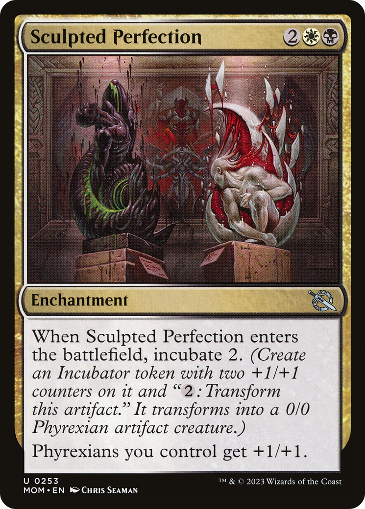 Image of Sculpted Perfection (MOM-253) - March of the Machine Foil