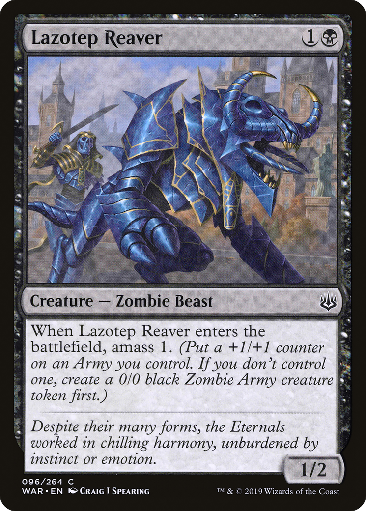 Image of Lazotep Reaver (WAR-096) - War of the Spark Foil