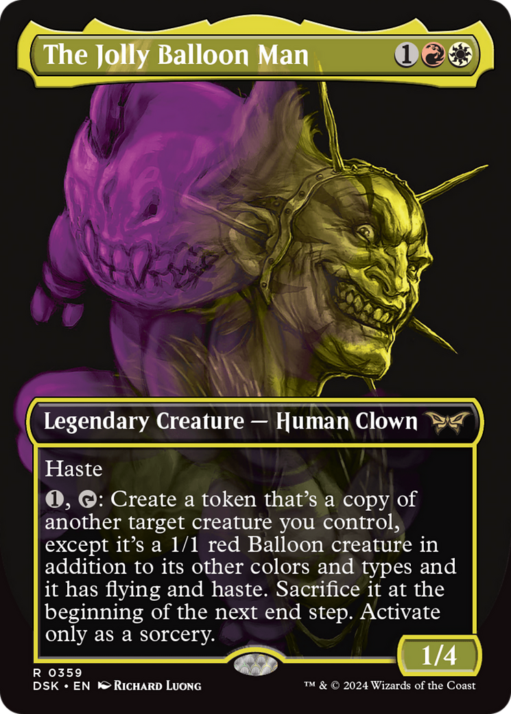 Image of The Jolly Balloon Man (Showcase) (DSK-359) - Duskmourn: House of Horror (Borderless)