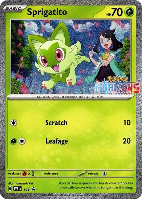 Sprigatito - 191 - SV: Scarlet & Violet Promo Cards