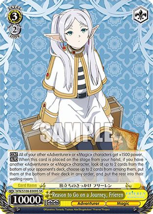 Image of Reason to Go on a Journey, Frieren (SR) (SFN/S108-E009S SR) - Frieren: Beyond Journey’s End
