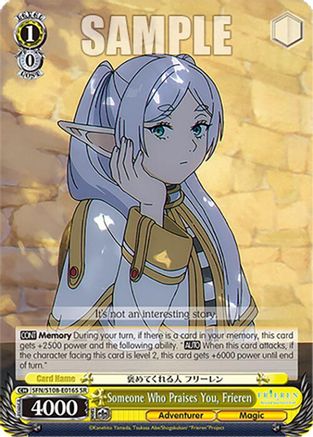 Image of Someone Who Praises You, Frieren (SR) (SFN/S108-E016S SR) - Frieren: Beyond Journey’s End