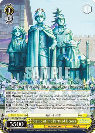 Image of Statue of the Party of Heroes (SR) (SFN/S108-E017S SR) - Frieren: Beyond Journey’s End