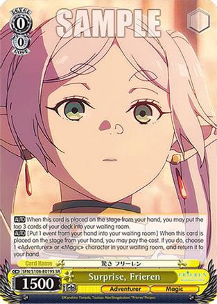 Image of Surprise, Frieren (SR) (SFN/S108-E019S SR) - Frieren: Beyond Journey's End
