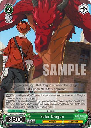 Image of Solar Dragon (SR) (SFN/S108-E041S SR) - Frieren: Beyond Journey’s End