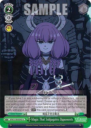 Image of Magic That Subjugates Opponents (SFN/S108-E042 U) - Frieren: Beyond Journey’s End