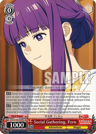 Image of Social Gathering, Fern (SR) (SFN/S108-E048S SR) - Frieren: Beyond Journey’s End