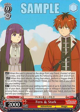 Image of Fern & Stark (SR) (SFN/S108-E049S SR) - Frieren: Beyond Journey’s End