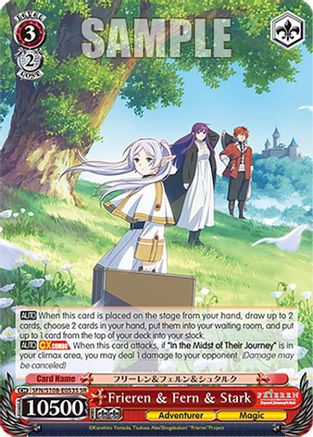 Image of Frieren & Fern & Stark (SR) (SFN/S108-E053S SR) - Frieren: Beyond Journey’s End
