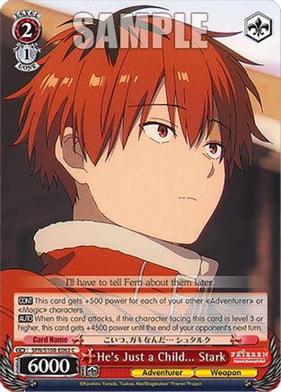 Image of He's Just a Child... Stark (SFN/S108-E063 C) - Frieren: Beyond Journey’s End