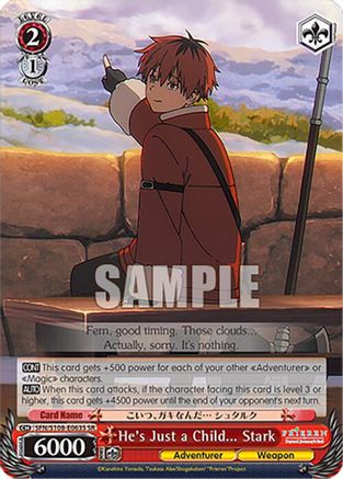 Image of He's Just a Child... Stark (SR) (SFN/S108-E063S SR) - Frieren: Beyond Journey’s End