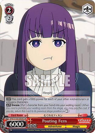Image of Pouting Fern (SR) (SFN/S108-E064S SR) - Frieren: Beyond Journey’s End