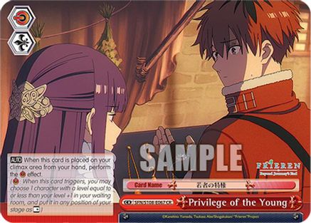 Image of Privilege of the Young (SFN/S108-E067 CR) - Frieren: Beyond Journey’s End