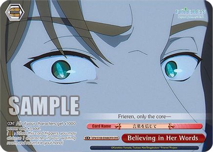 Image of Believing in Her Words (OFR) (SFN/S108-E068OFR OFR) - Frieren: Beyond Journey’s End