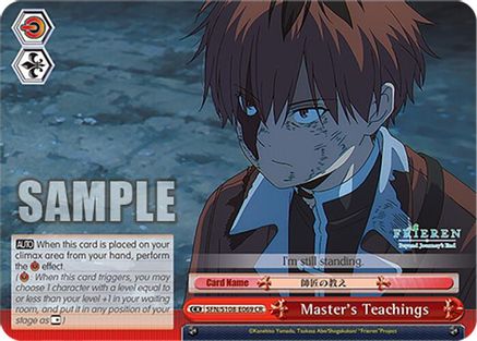 Image of Master's Teachings (SFN/S108-E069 CR) - Frieren: Beyond Journey’s End