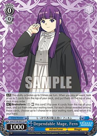 Image of Dependable Mage, Fern (SR) (SFN/S108-E071S SR) - Frieren: Beyond Journey’s End