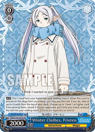 Image of Winter Clothes, Frieren (SFN/S108-E072 RR) - Frieren: Beyond Journey’s End