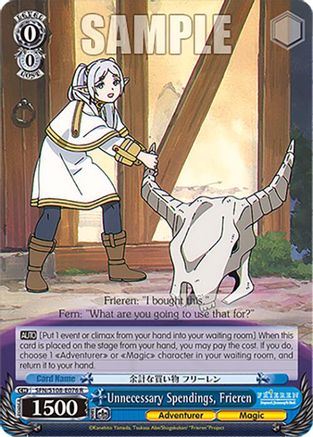 Image of Unnecessary Spendings, Frieren (SFN/S108-E076 R) - Frieren: Beyond Journey’s End