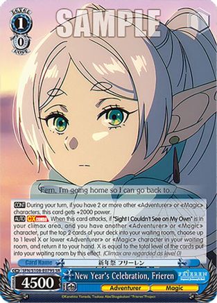 Image of New Year's Celebration, Frieren (SR) (SFN/S108-E079S SR) - Frieren: Beyond Journey’s End