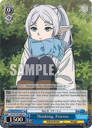 Image of Thinking, Frieren (SFN/S108-E085 U) - Frieren: Beyond Journey’s End