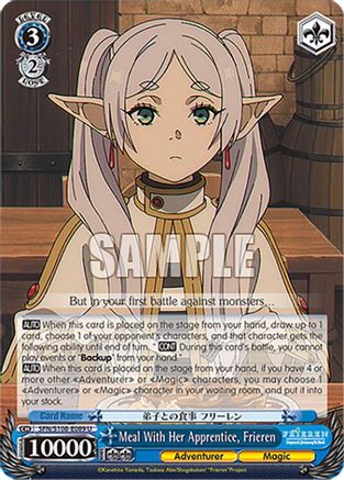 Image of Meal With Her Apprentice, Frieren (SFN/S108-E089 U) - Frieren: Beyond Journey’s End