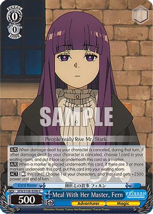 Image of Meal With Her Master, Fern (SFN/S108-E090 C) - Frieren: Beyond Journey’s End