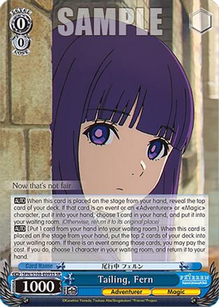 Image of Tailing, Fern (SR) (SFN/S108-E093S SR) - Frieren: Beyond Journey’s End