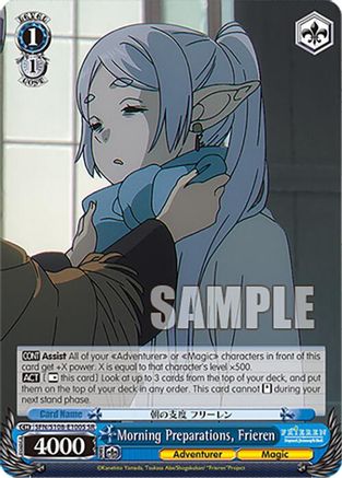 Image of Morning Preparations, Frieren (SR) (SFN/S108-E100S SR) - Frieren: Beyond Journey's End