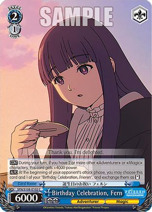 Image of Birthday Celebration, Fern (SFN/S108-E102 C) - Frieren: Beyond Journey’s End