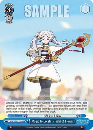 Image of Magic to Create a Field of Flowers (SR) (SFN/S108-E105S SR) - Frieren: Beyond Journey’s End