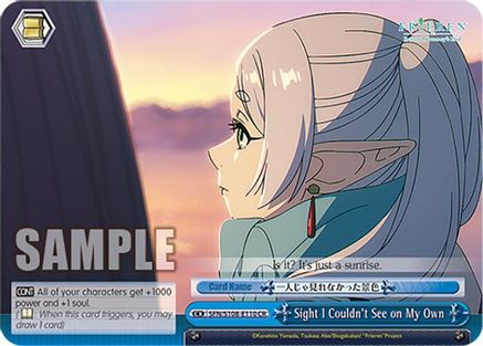 Image of Sight I Couldn't See on My Own (SFN/S108-E110 CR) - Frieren: Beyond Journey’s End