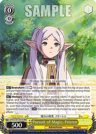 Image of Pursuit of Magic, Frieren (RRR) (SFN/S108-TE01R RRR) - Frieren: Beyond Journey’s End